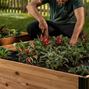 Bacs de jardin en cèdre 4 pi x 4 pi (ensemble de 2) / Cedar 4 ft. x 4 ft. Garden Bed (set of 2)